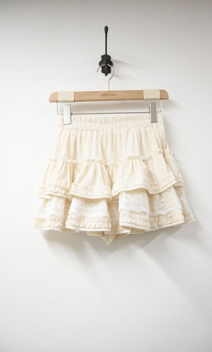 秋冬・層次感蛋糕短裙褲 2色入 1W60106