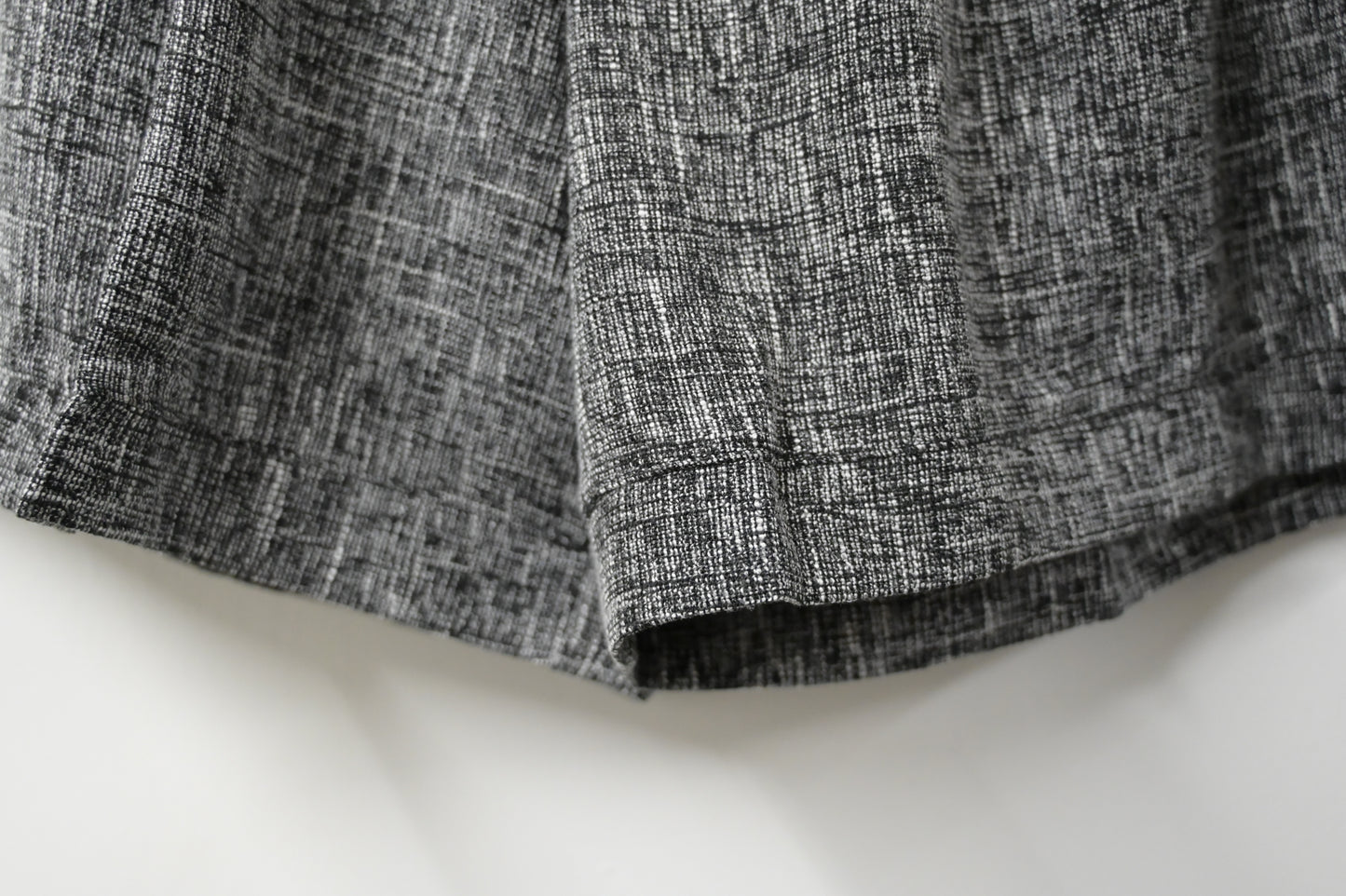 秋冬・小香風金鈕混色棉麻短褲 2色入 1W00108