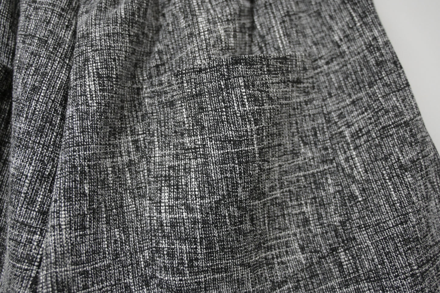 秋冬・小香風金鈕混色棉麻短褲 2色入 1W00108