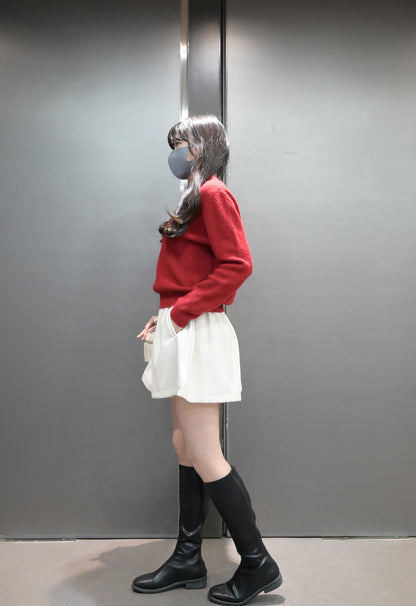 秋冬・鏤空領口溫暖柔軟冷衫 3色入1W60111