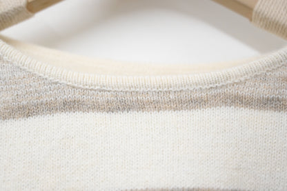 秋冬・軟熟親膚橫間針織衫 2色入 1W60110