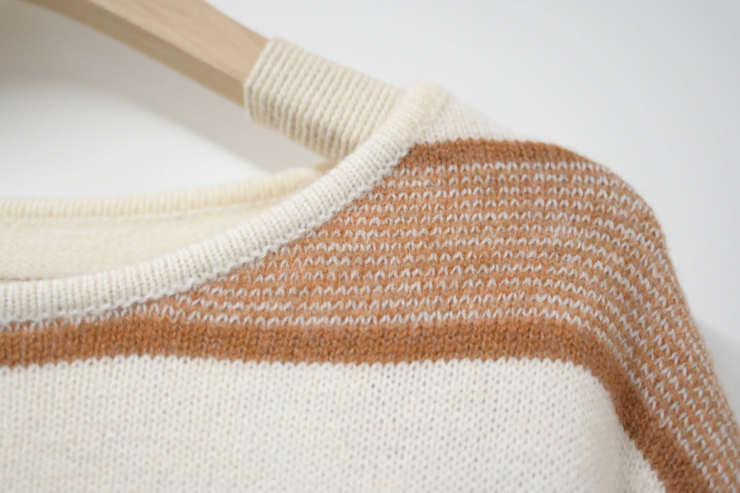 秋冬・軟熟親膚橫間針織衫 2色入 1W60110