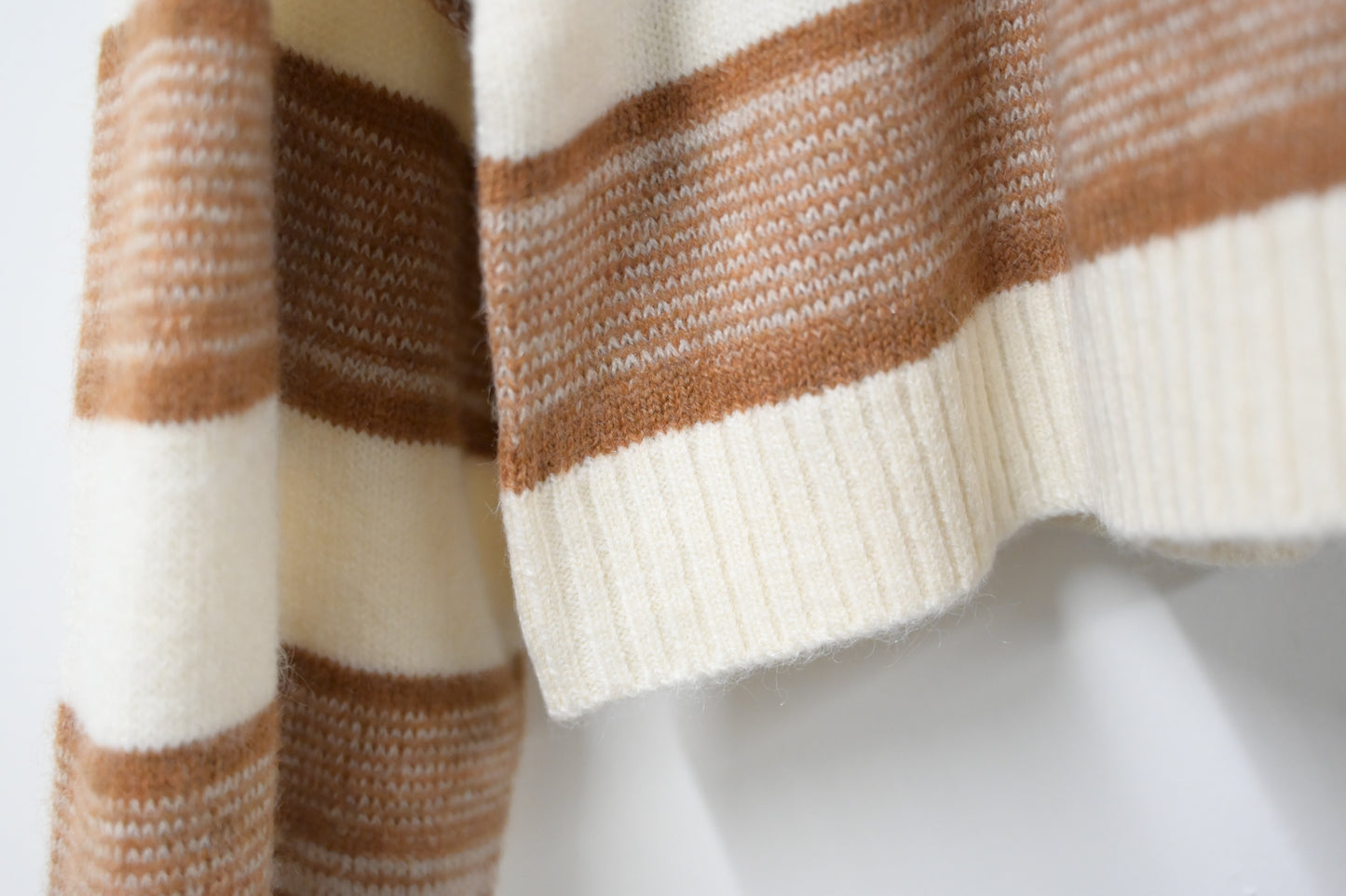 秋冬・軟熟親膚橫間針織衫 2色入 1W60110