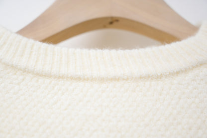 秋冬・鏤空領口溫暖柔軟冷衫 3色入1W60111