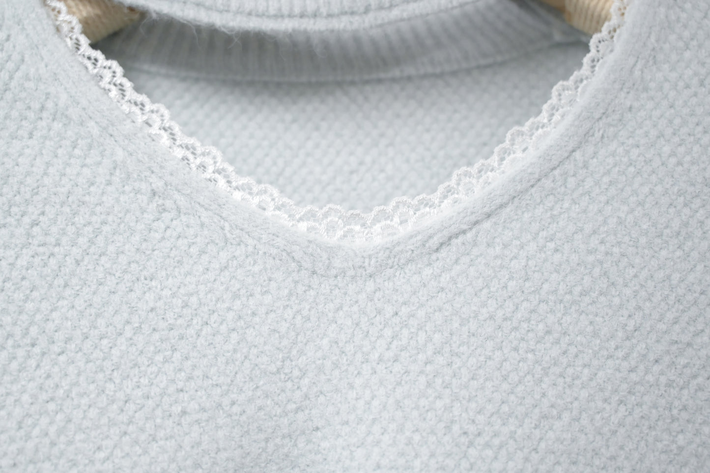 秋冬・鏤空領口溫暖柔軟冷衫 3色入1W60111