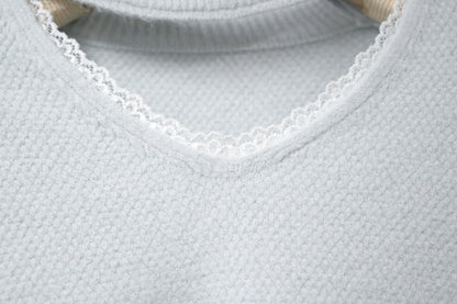 秋冬・鏤空領口溫暖柔軟冷衫 3色入1W60111