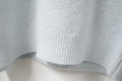 秋冬・鏤空領口溫暖柔軟冷衫 3色入1W60111