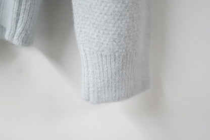 秋冬・鏤空領口溫暖柔軟冷衫 3色入1W60111