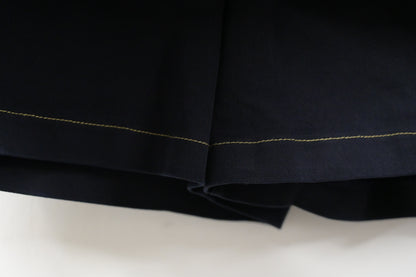 秋冬・側拼布明線扯布假裙褲 2色入 1W00115