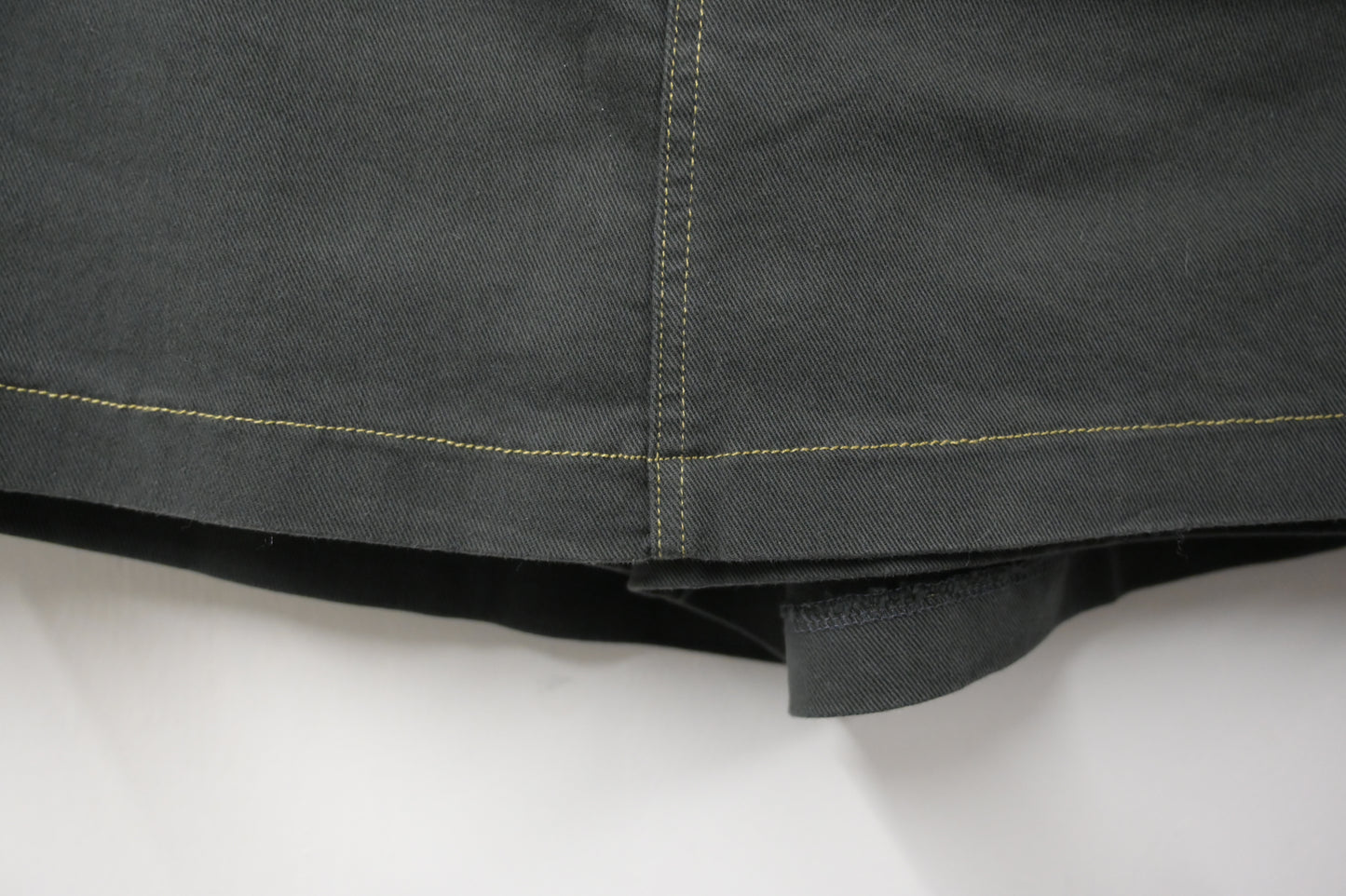 秋冬・側拼布明線扯布假裙褲 2色入 1W00115