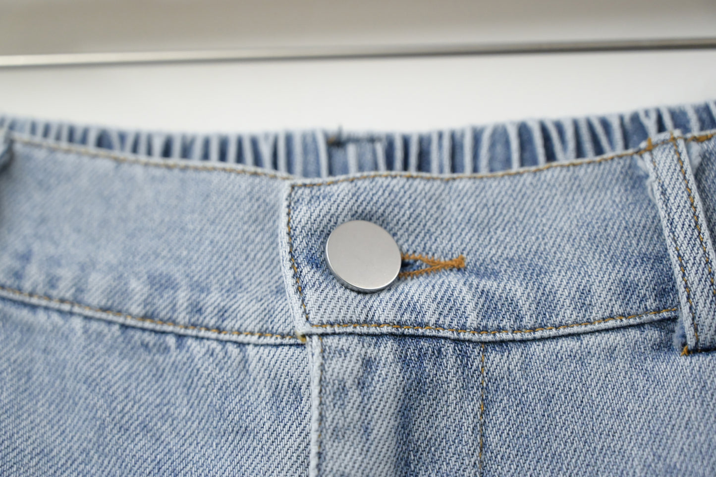 秋冬・闊腳洗水薄牛仔褲 1W70116