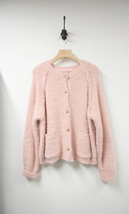 秋冬・免熨不起毛粒粒棉金鈕外套 2色入 1W60119