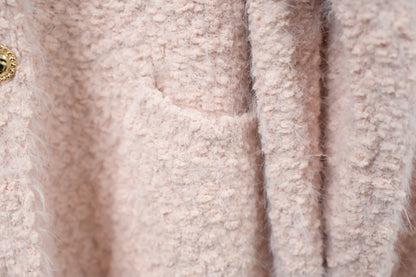 秋冬・免熨不起毛粒粒棉金鈕外套 2色入 1W60119