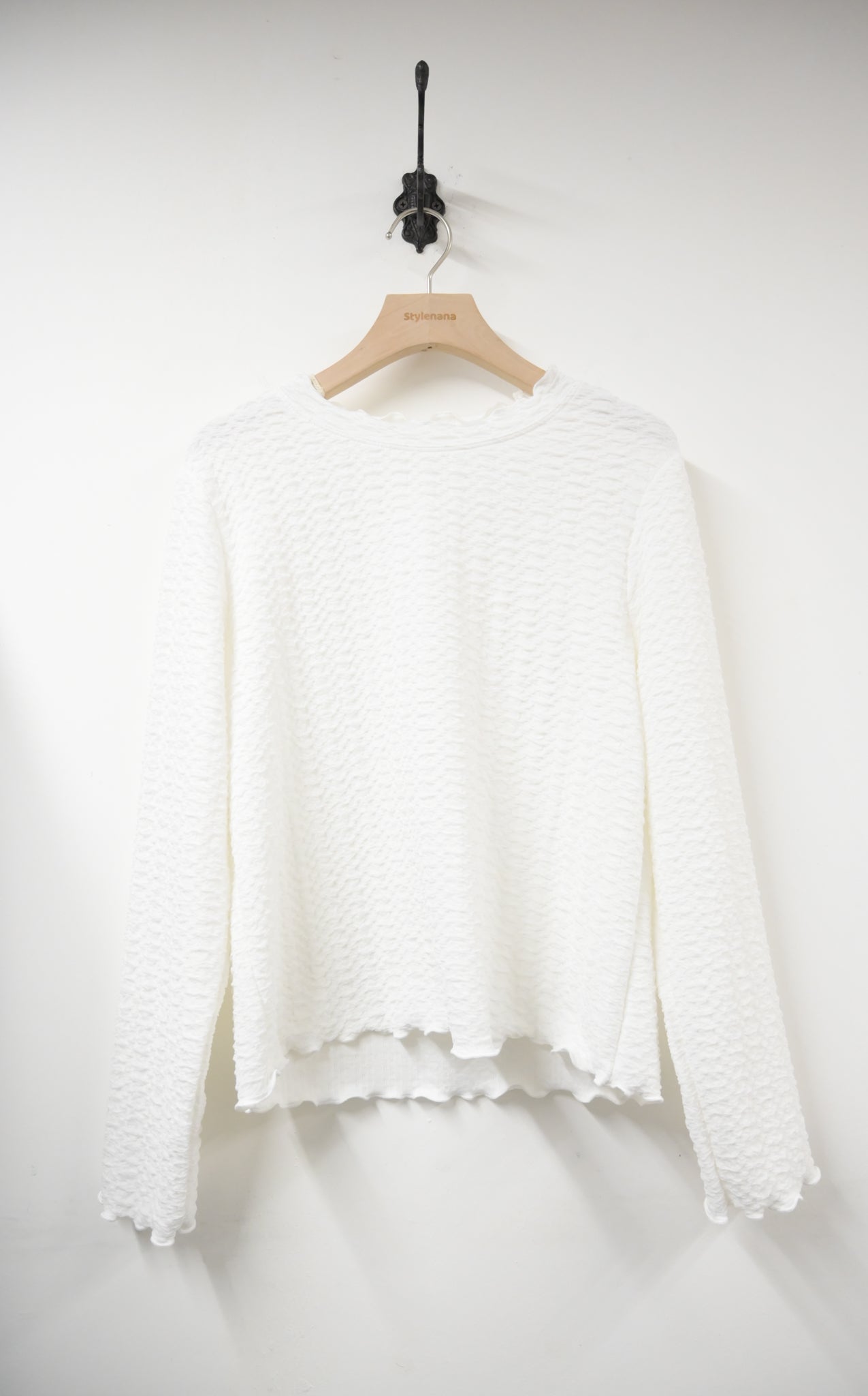 秋冬・雲朵親膚皺皺上衣 3色入 1W50118