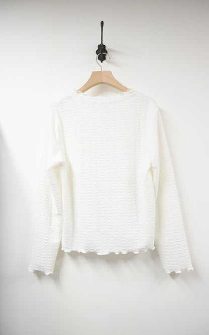 秋冬・雲朵親膚皺皺上衣 3色入 1W50118