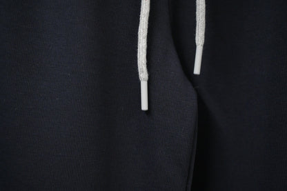 秋冬・拼色抽繩落地休閒褲 2色入 1W60122