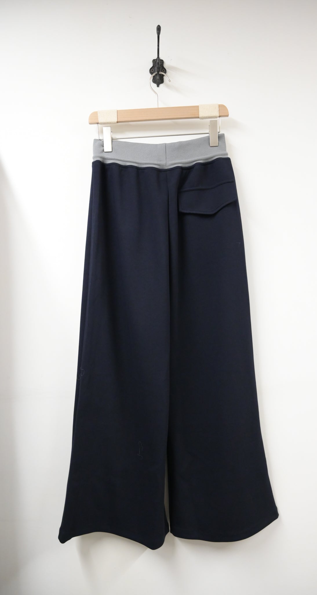 秋冬・拼色抽繩落地休閒褲 2色入 1W60122