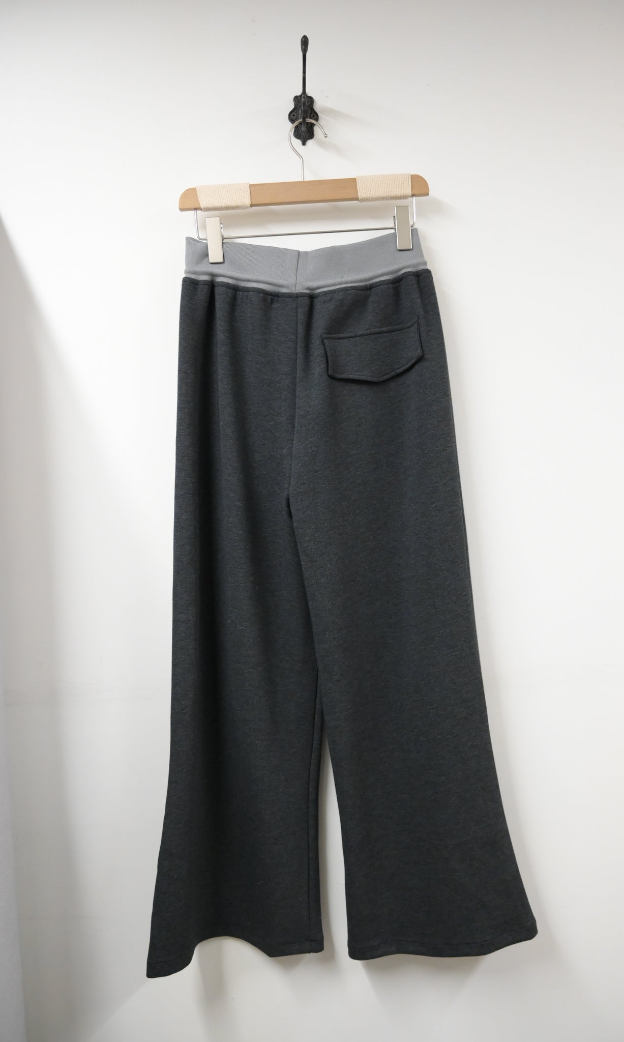 秋冬・拼色抽繩落地休閒褲 2色入 1W60122