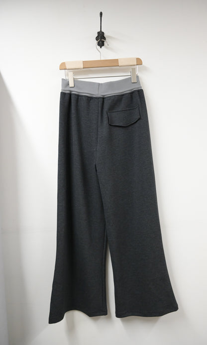 秋冬・拼色抽繩落地休閒褲 2色入 1W60122