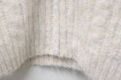 秋冬・毛毛領皮革拉鏈混色冷外套 2色入 1W60120