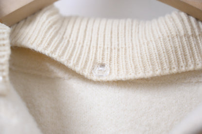 秋冬・可拆領密針織外套 2色入 1W60121