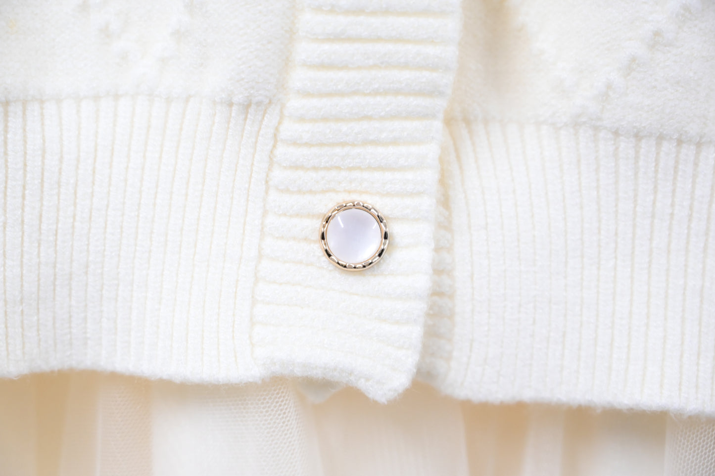 秋冬・甜美風針織紗裙兩件套連身裙 2色入 1W60123