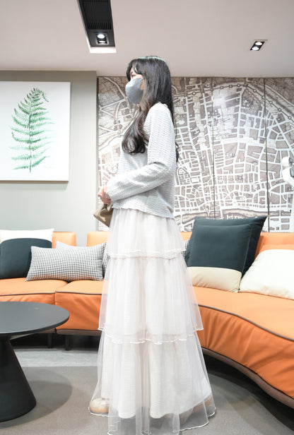 秋冬・雲朵親膚皺皺上衣 3色入 1W50118