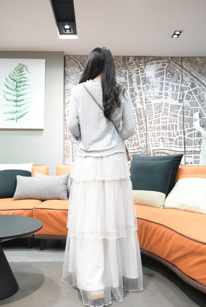 秋冬・雲朵親膚皺皺上衣 3色入 1W50118