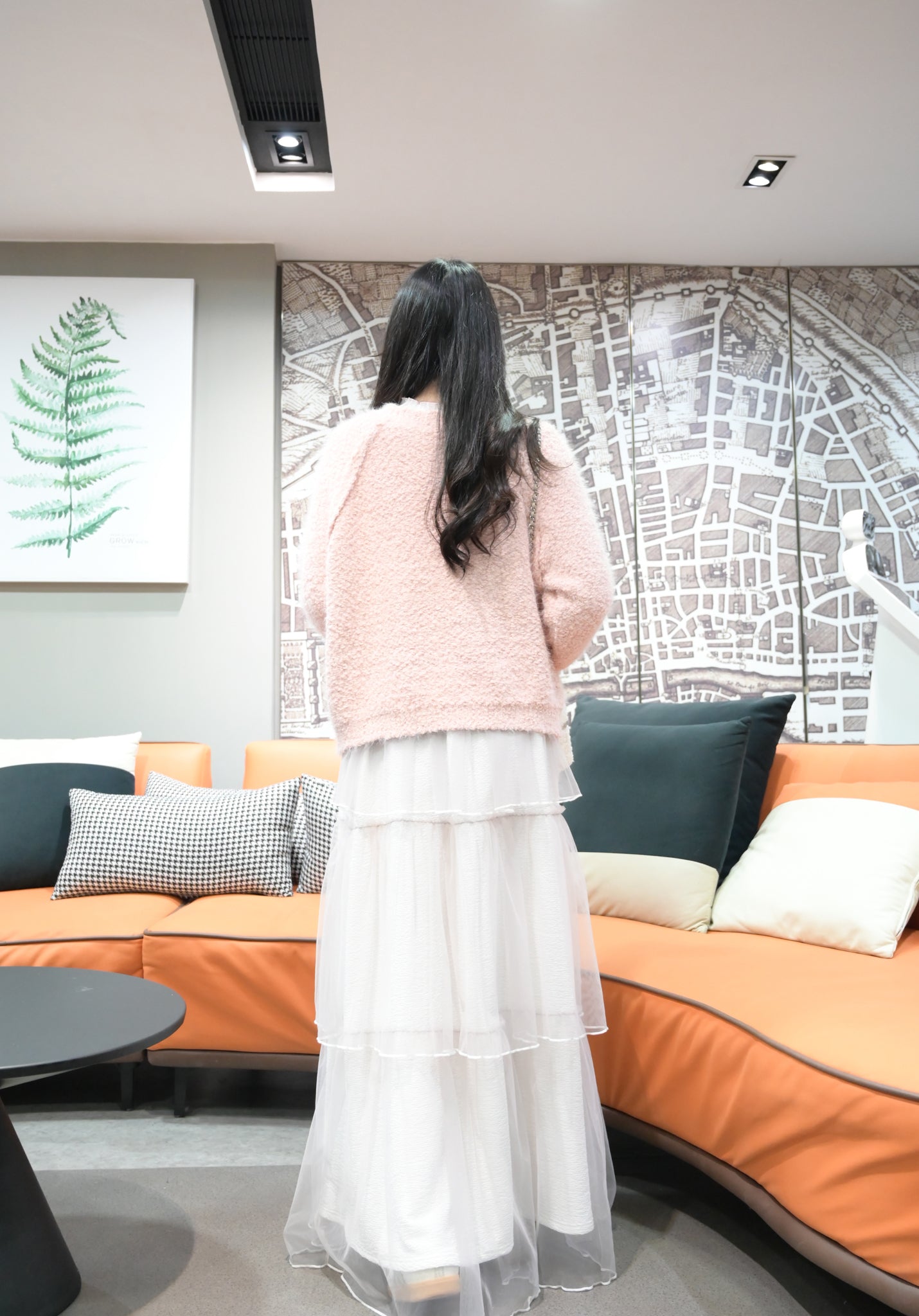 秋冬・免熨不起毛粒粒棉金鈕外套 2色入 1W60119