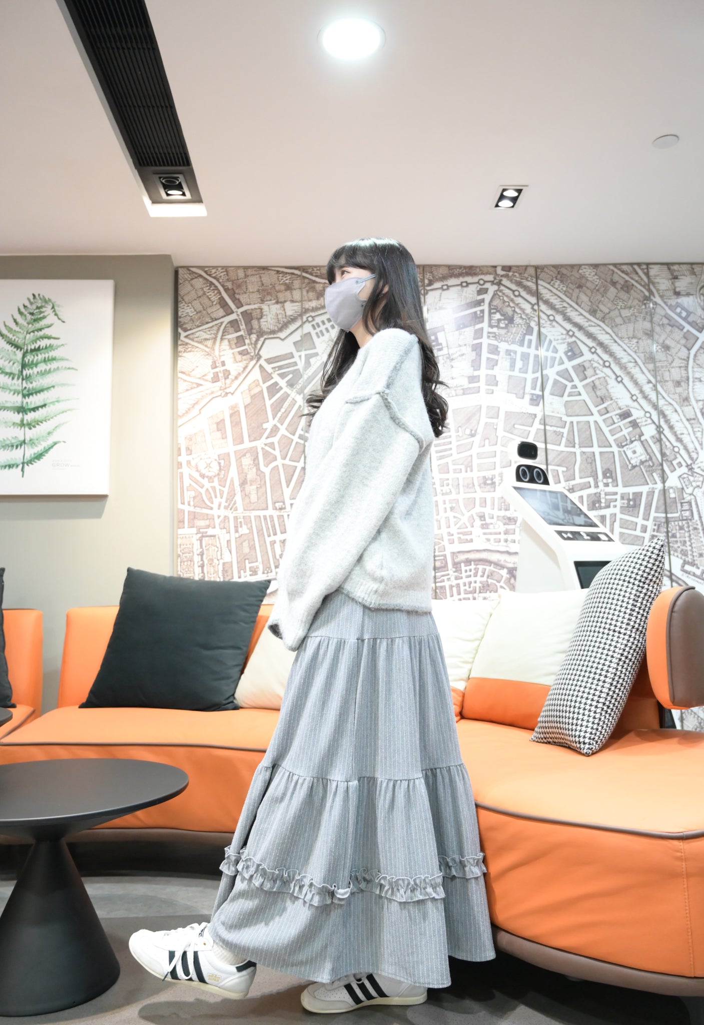 撞色邊柔軟冷衫 3色入 1W61120