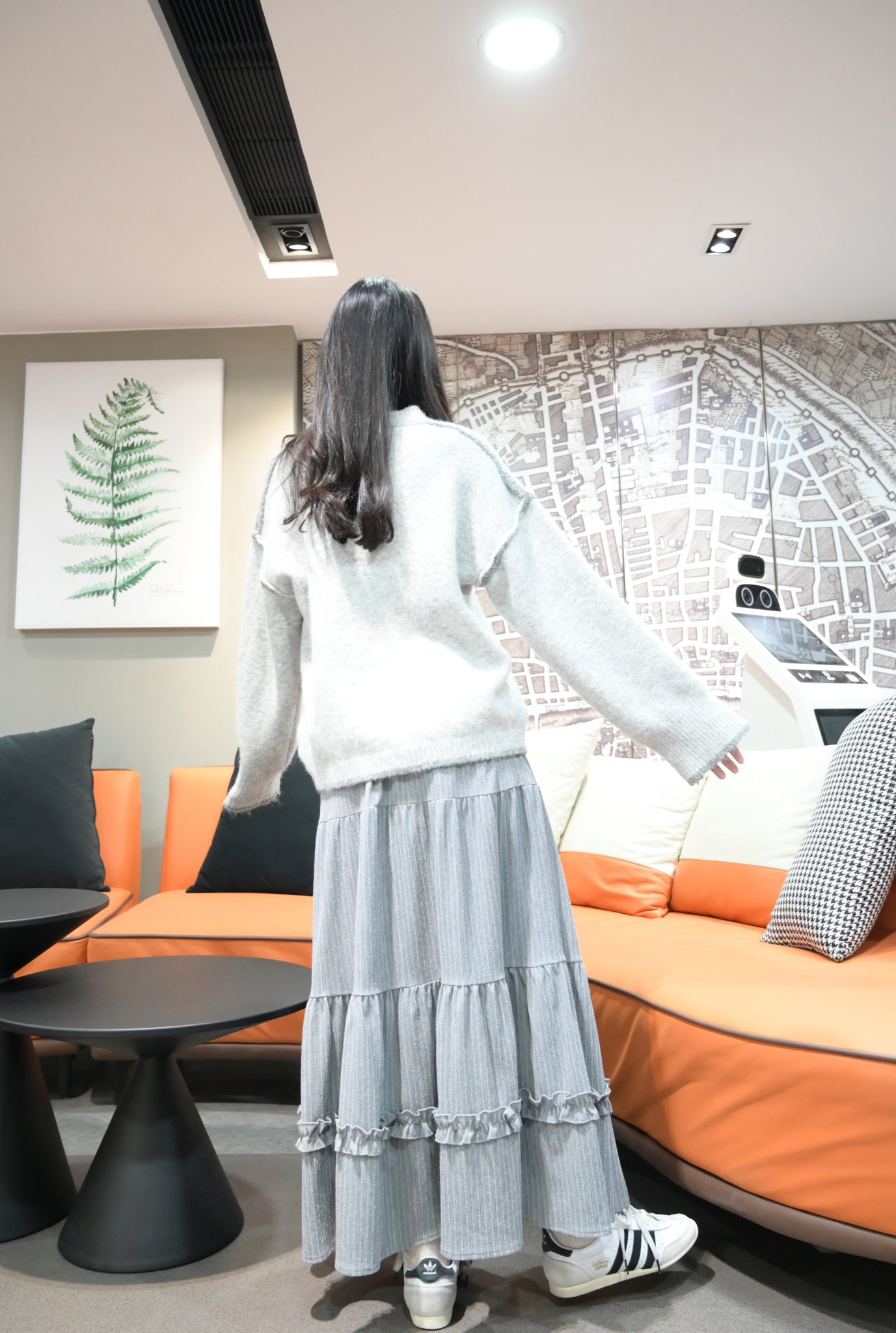 撞色邊柔軟冷衫 3色入 1W61120