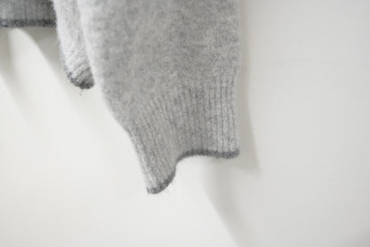 撞色邊柔軟冷衫 3色入 1W61120