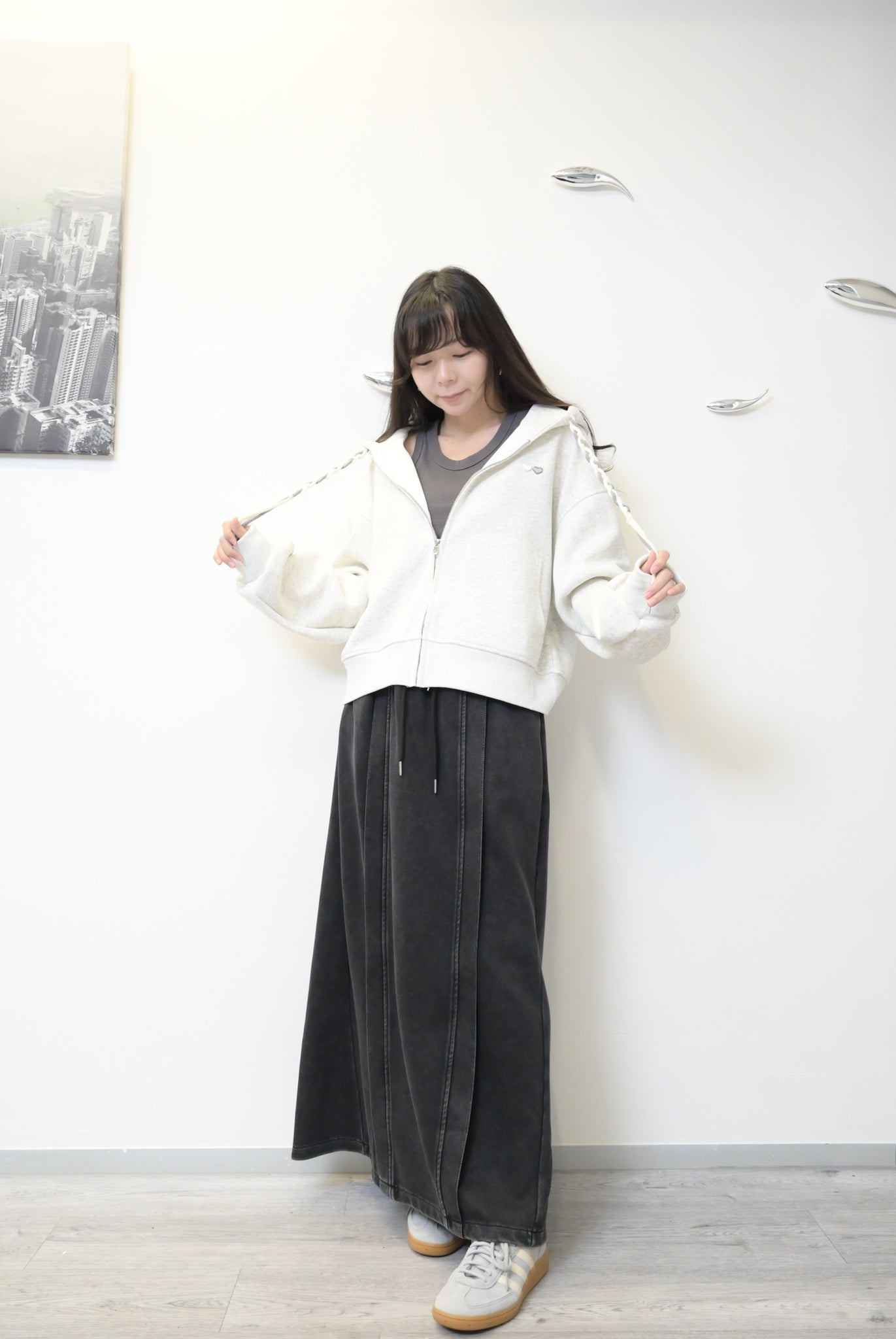 春夏・洗水色半身裙 3色入 1W60140