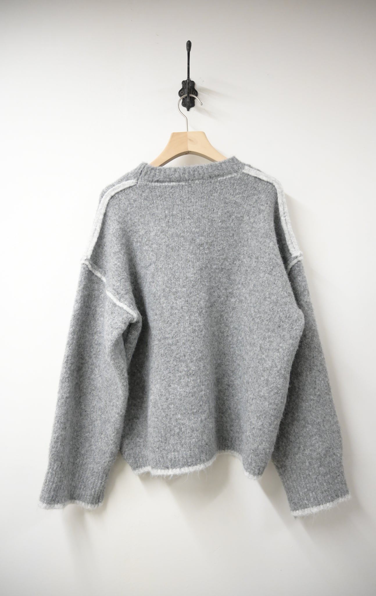 撞色邊柔軟冷衫 3色入 1W61120