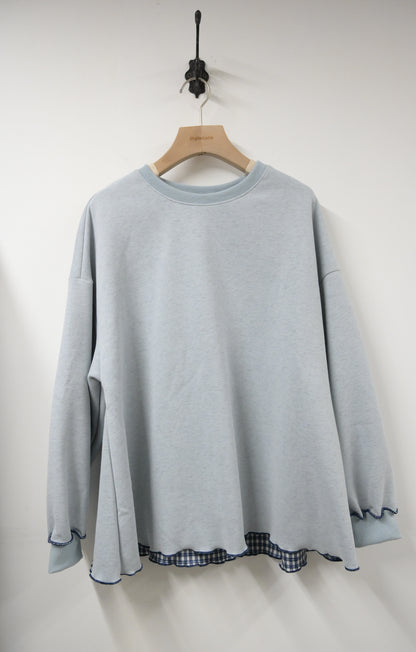 秋冬・BB領補丁花花衛衣 2色入 1W10136