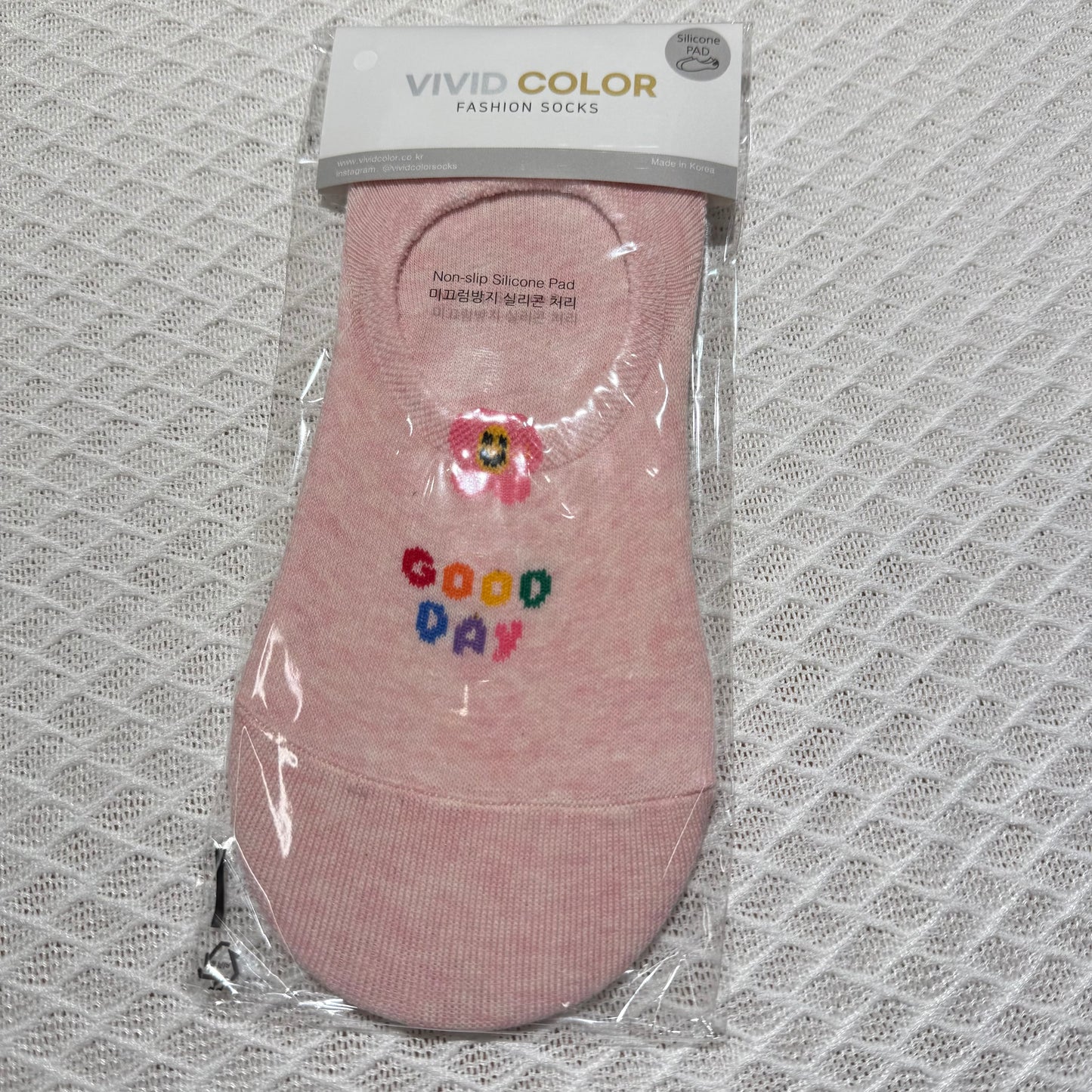 KR直送 笑臉防滑隱形襪 2色入