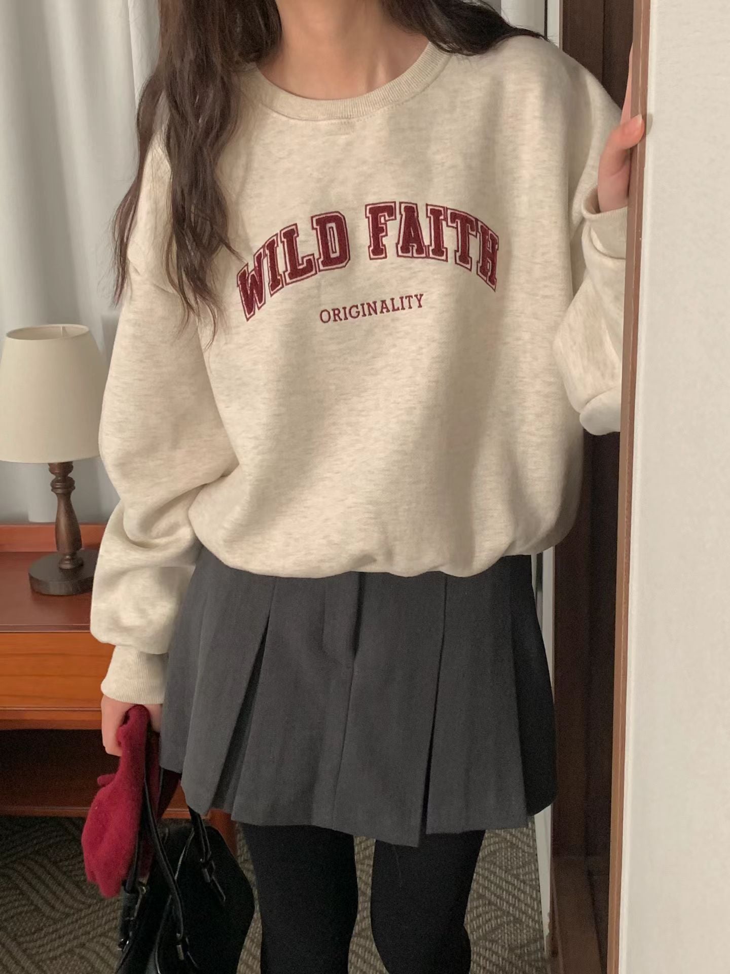 KR直送 FAITH 加絨衛衣 1W91136