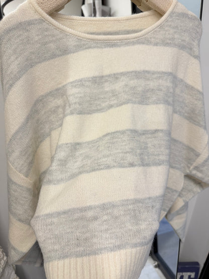 秋冬・軟熟親膚橫間針織衫 2色入 1W60110