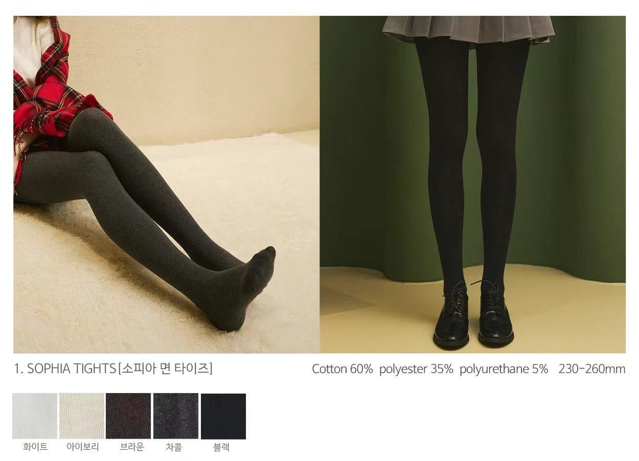 KR直送 BIARRITZ SOPHIA TIGHTS 棉料襪褲