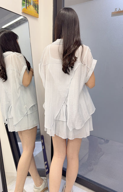 夏季・度假風後開差套裝 2色入 1S60706