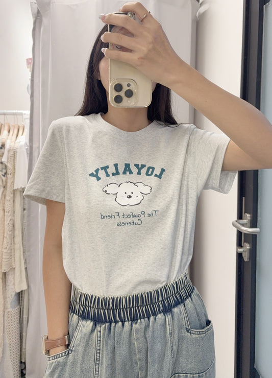 夏季・PUPPY Cotton Tee 3色入 1S50707
