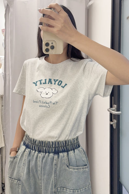 夏季・PUPPY Cotton Tee 3色入 1S50707