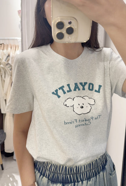 夏季・PUPPY Cotton Tee 3色入 1S50707