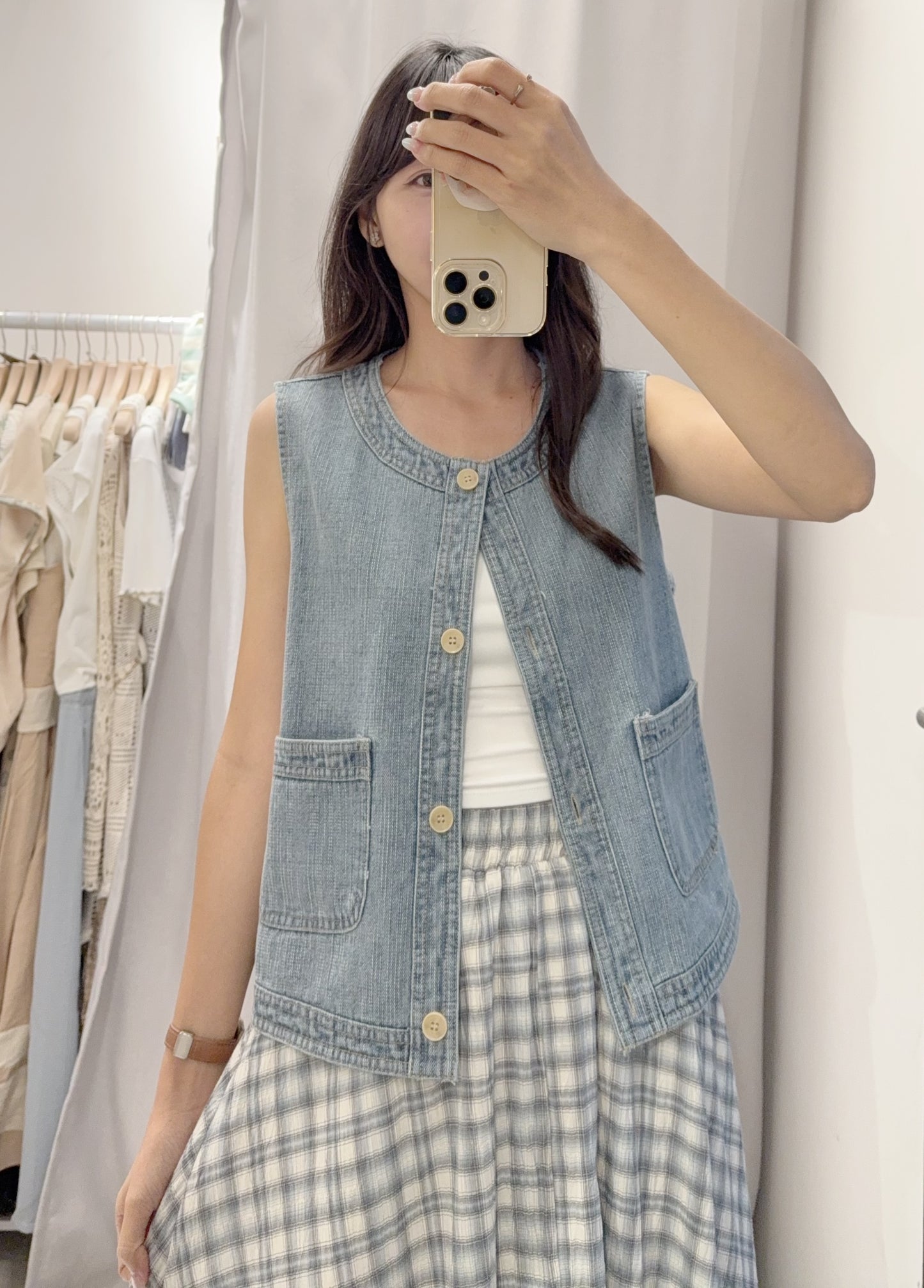 夏季・簡約風牛仔外套 2色入 1S60715