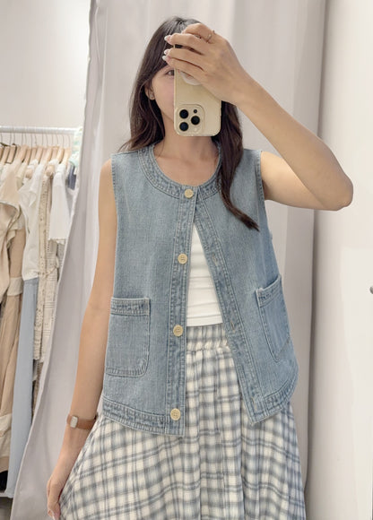 夏季・簡約風牛仔外套 2色入 1S60715