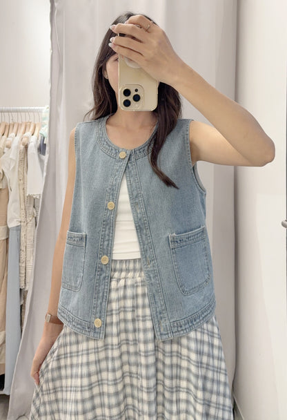 夏季・簡約風牛仔外套 2色入 1S60715