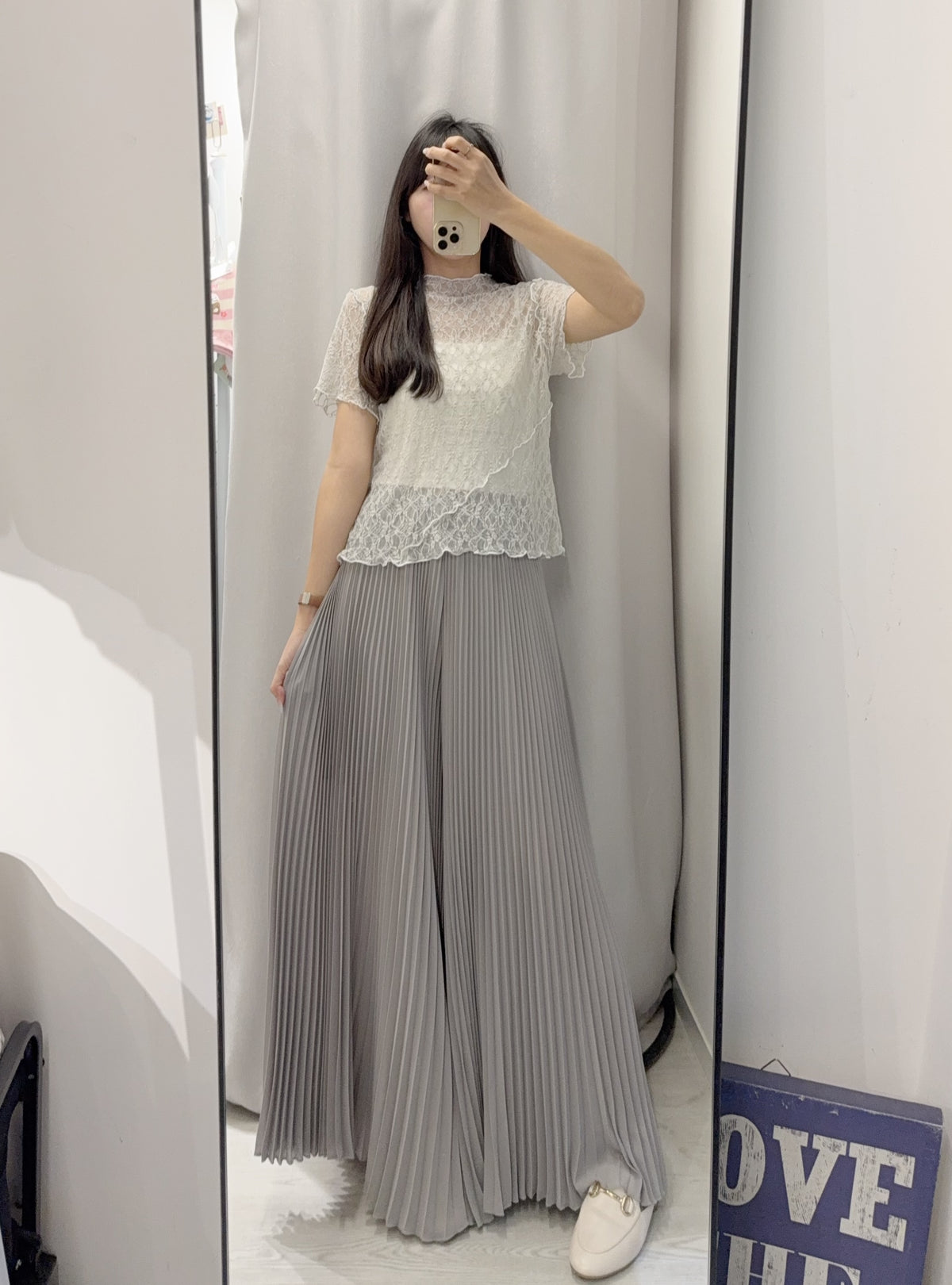 夏季・綑邊透視Lace上衣 2色入 1S10726
