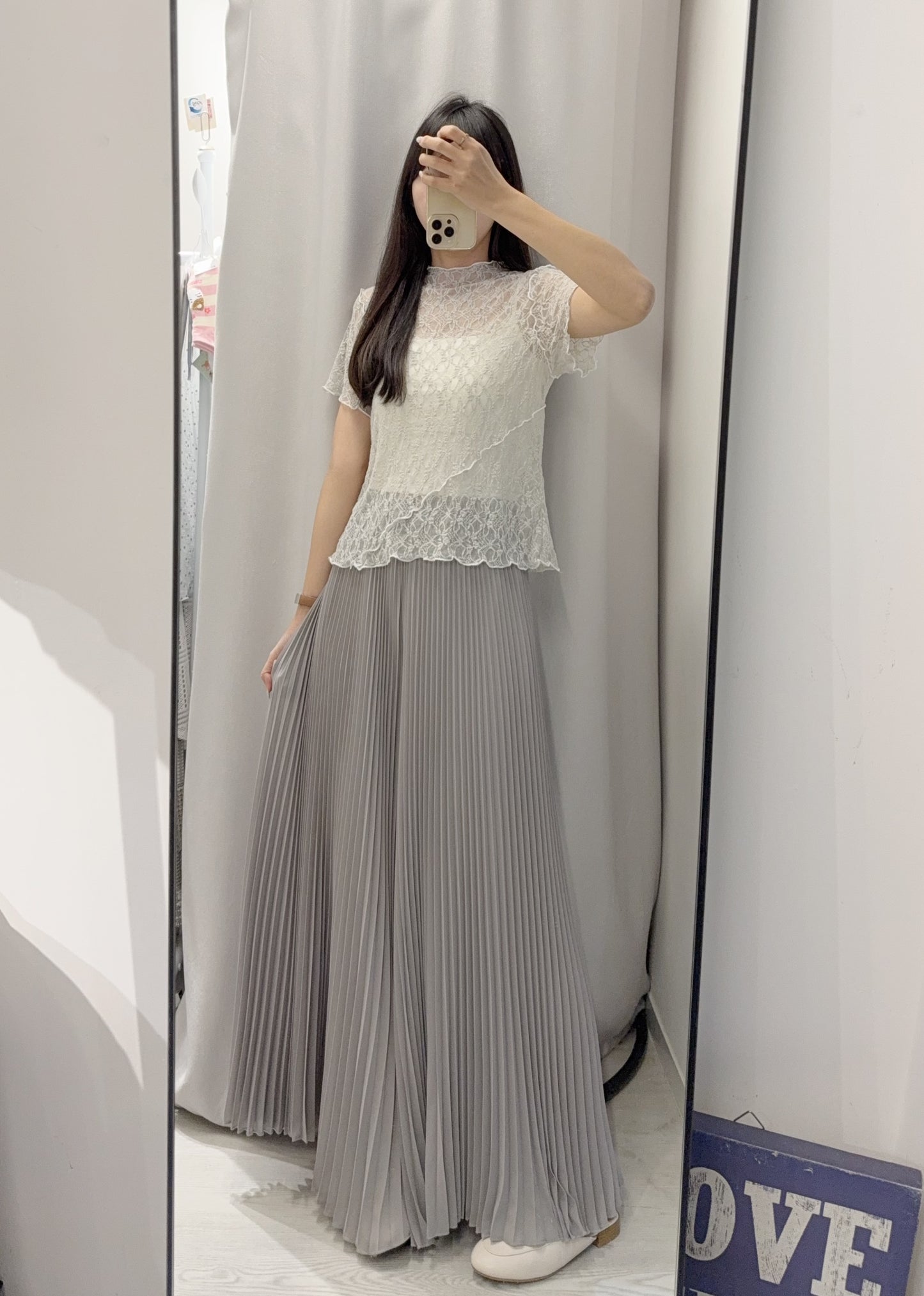 夏季・綑邊透視Lace上衣 2色入 1S10726