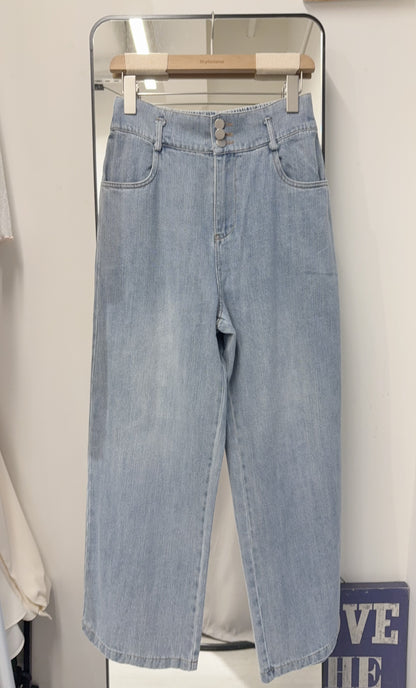 夏季・修腰洗水薄牛仔 1色入 1S70317