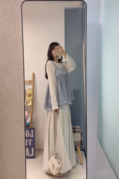 夏季・緞面質感吊帶上衣 2色入 1S10837